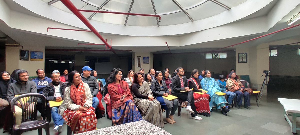 srijanpalsingh's tweet photo. Participated in the valedictory function of #Yoga workshop at #Aurbindo ashram in New Delhi. Spoke to the graduating students about the value of being harmonious with the Indian values and culture..  for a happier world. https://t.co/RR8kjdVoif