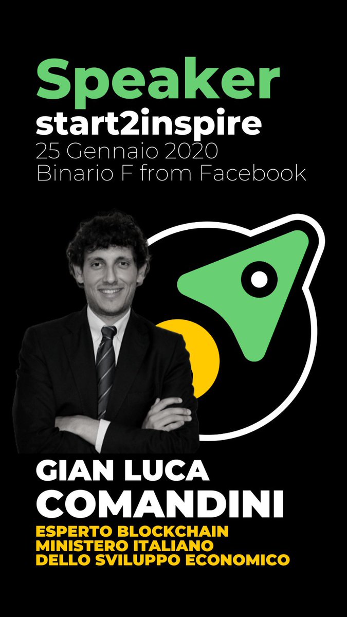 GLComandini's tweet photo. Sabato mi trovate dagli amici di #BinarioF di @facebook_italia con #Start2Impact. 🚀 #social #impact https://t.co/iuiq0aE7if