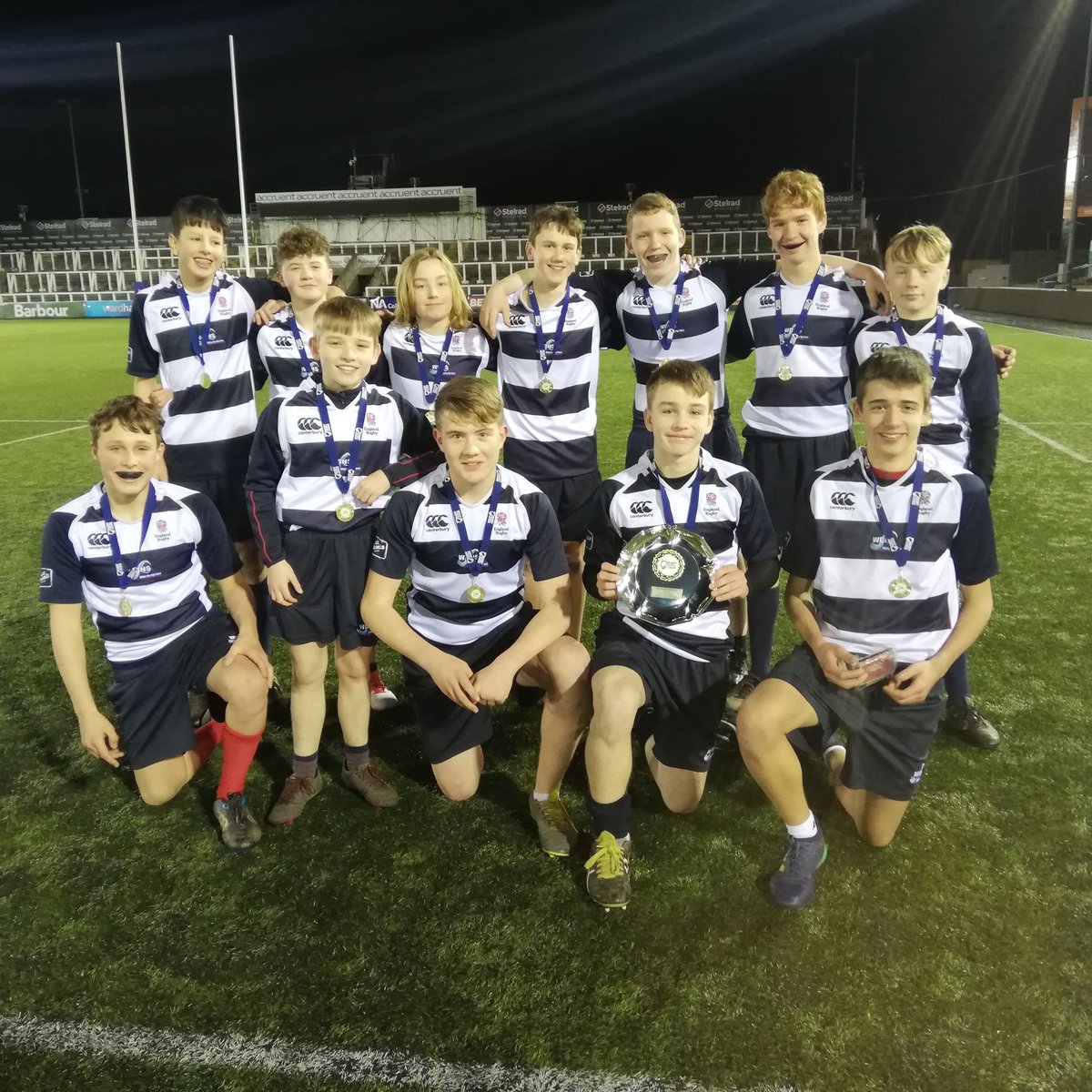 Thunder_cf's tweet photo. Great end to our year 9 Boys Champion Schools Finals at Kingston Park as @whitleybayhigh take the top spot followed by @CCCPEDept then @PEWhitburn.
Good Luck to all the teams in the national rounds. 
@NorthEastRL @ThunderRugby 
@Schools_RL https://t.co/X9iScwgWor