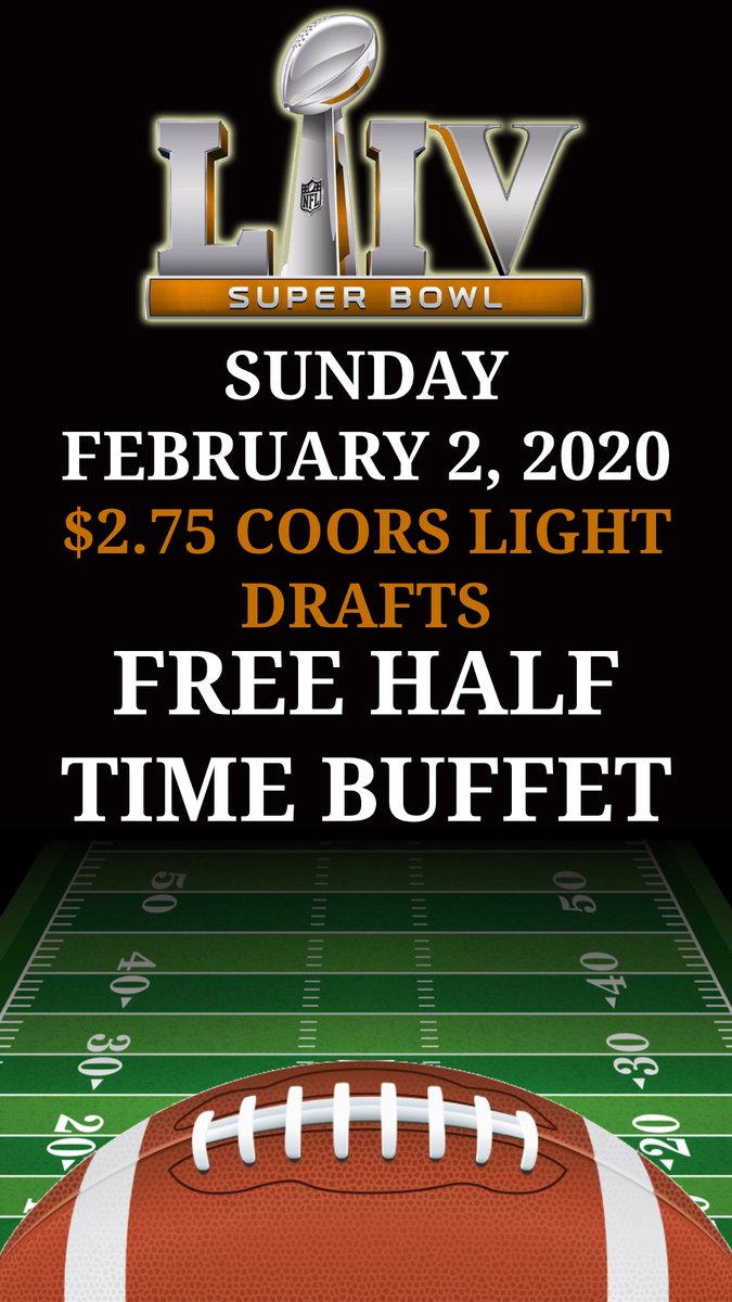 nplmccandless's tweet photo. Stop in for SUPER BOWL SUNDAY! $2.75 Coors Light drafts available ALL DAY! Enjoy a free Nacho Bar &amp; Pizza at half time!!! #superbowlLIV #northparklounge #nplmccandless https://t.co/00FWYkTRDa