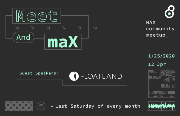 Perfect_Circuit's tweet photo. Join us this Saturday for the first meetup of the year dedicated to the mighty Max by @cycling74. Featuring a special guest talk by #floatland. Bring questions, ideas, projects, and cats. Ok, joking about the latter, but max patches with cat videos, meows, and purrs are welcome. https://t.co/54qJ2aSIDU