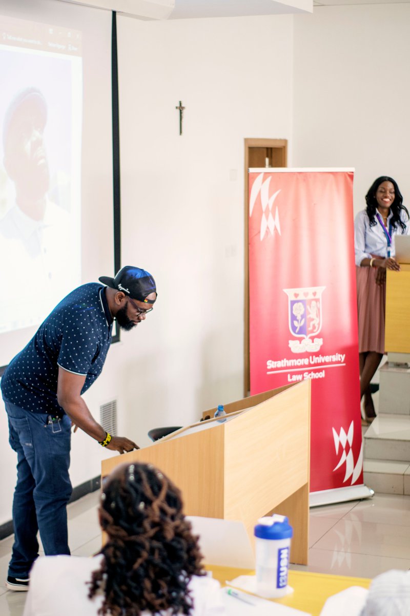 Snochwada's tweet photo. These pics from last Saturday's #SnoClass2020 by @iNgizi capture @GMONEYizME from a nervous start to a stellar delivery. First time Lecturer and @StrathmoreLaw no less. Well done! So proud to have an exemplary start to the Sports & Entertainment Law Course
#ExecutiveEducation https://t.co/9slPhLZJaA