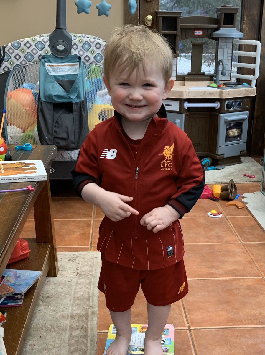 Marbag01's tweet photo. Feeling like a bit of a formality these days (not really), but Cal wants to say, “C’mon You #Reds!!!” @NYCKOPITES @lfc @LFCUSA @CarrasNYC @kingkennyseven #WOLLIV https://t.co/CuzyQQNmpG
