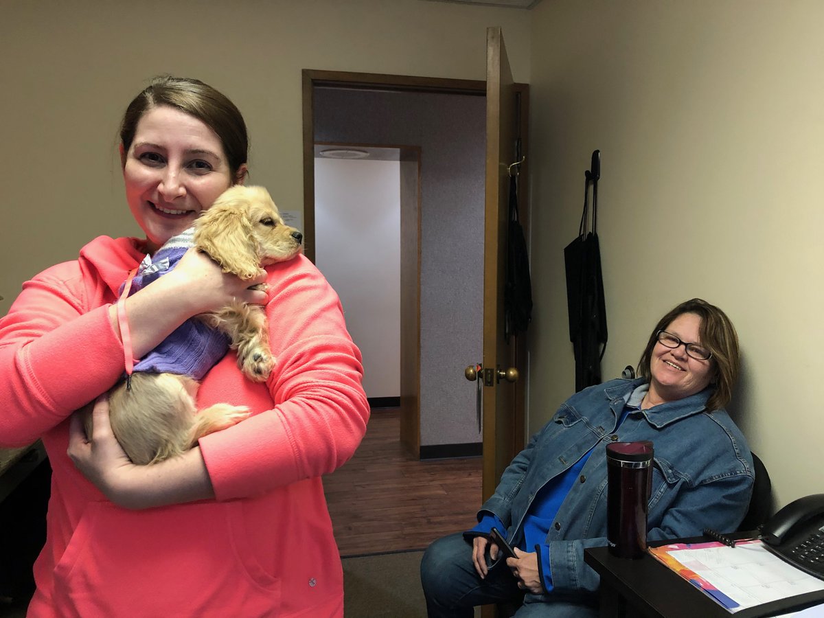 HomeofNewVision's tweet photo. Today at the office, a special little visitor! https://t.co/h3E5ZfFQn6