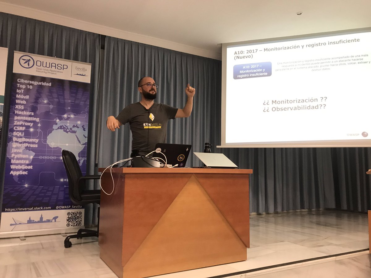 Desarrollo seguro y Ansible con <a href="/OWASP_Sevilla/">OWASP Sevilla</a> <a href="/owasp/">OWASP® Foundation</a> en <a href="/etsii/">ETS Ing. Informática</a>
