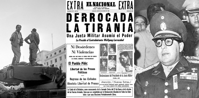 MirandaSmgm's tweet photo. #Miranda El 23 de enero de 1958 se considera un triunfo del pueblo. Un movimiento cívico-militar derrocó al gobierno de Marcos Pérez Jiménez, quien se marcha a República Dominicana a bordo del avión presidencial @ZulibethBriceno @SomosvMiranda @HectoRodriguez https://t.co/iod3T1DRPe