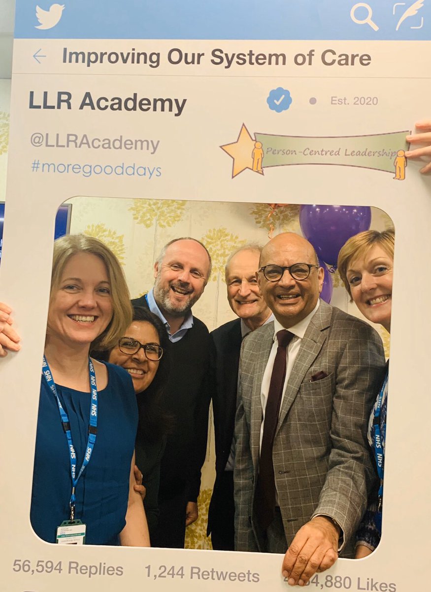 Thx so much to all who attended today’s <a href="/LLRAcademy/">LLRAcademy</a> Event. Felt like real #teamofteams; united in common purpose to create #moregooddays for ppl at #EoL; their families&amp;carers. Thx to Acdmy sponsors  <a href="/CarolineTrev1/">Caroline Trevithick</a> &amp; <a href="/DoctorMayur/">Sir Mayur Lakhani CBE</a> &amp; to <a href="/profchrisham/">Sir Chris Ham</a> for inspiring keynote. <a href="/BCTLLR/">Better Care Together</a>