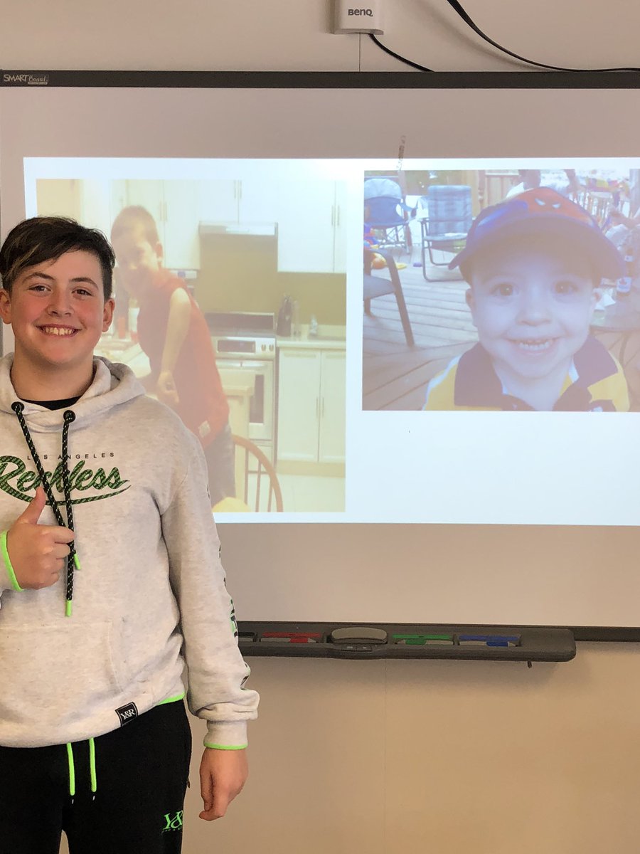 MrWalshHS's tweet photo. The conclusion to a class full of amazing autobiography presentations!  Very Proud! @MrWalshHS @HolySpiritOCSB https://t.co/awnXVGFr0r
