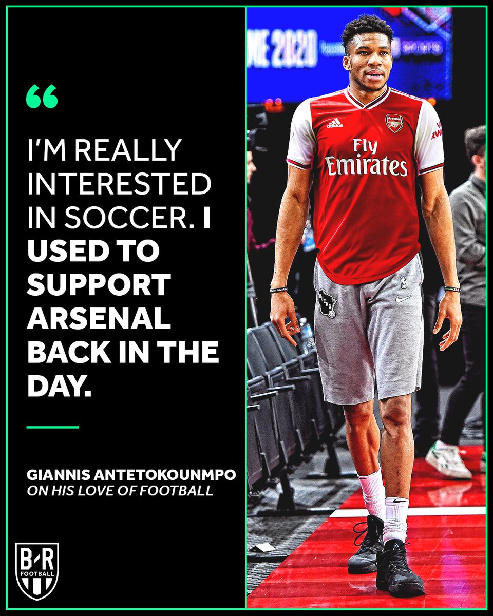 The Greek Freak grew up an <a href="/Arsenal/">Arsenal</a> fan 🔴