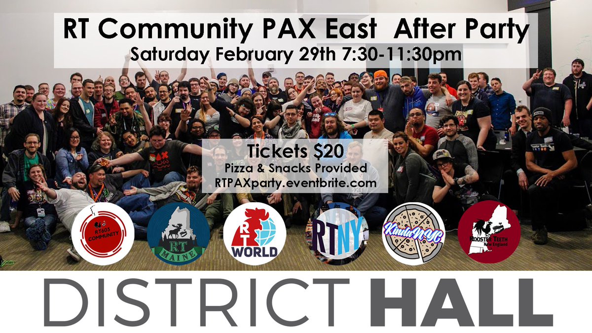 ChaosAndBagels's tweet photo. #PAXSouth was last week but #PAXEast is next month and we're having another big Party! 🥳🎉🍾🍻 https://t.co/w37XBjumEL https://t.co/HBju4FXQRh