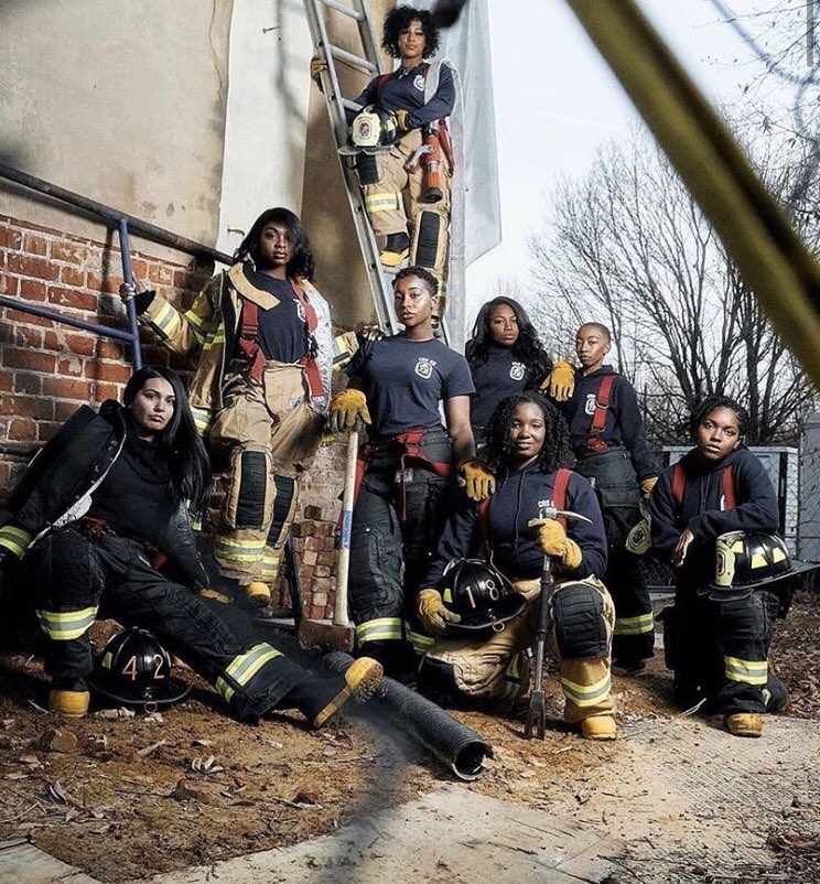 Congrats to these women representing the newest additions and next generation of leaders in the Prince George’s County Fire/EMS Department! #PGFD