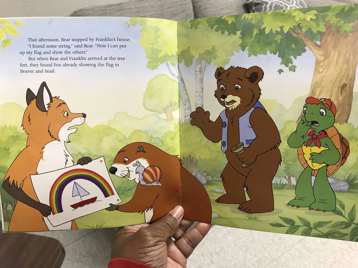 RobinCrutch's tweet photo. Teaching my students to build their “feelings vocabulary list” and how to apologize, while reading Franklin Says Sorry has been so much fun.  They shared feelings from this page.... angry, shocked, surprised, disappointed and awkward.
#BESt #SchoolCounselorsEducate https://t.co/I4BhzTBcI5
