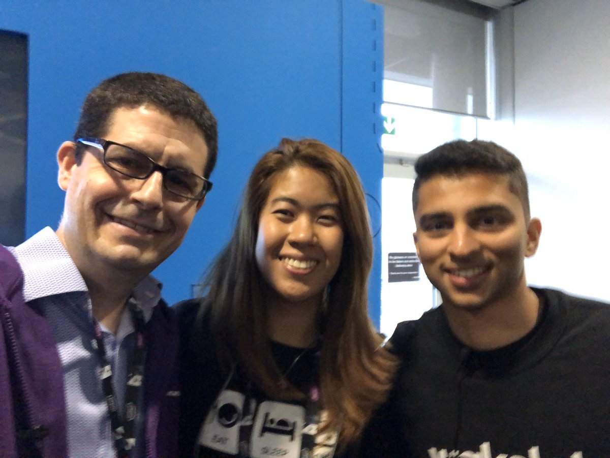 Steven_Abrahams's tweet photo. Favorite moments of the day with my awesome partners  from @Buncee and @wakelet #Bett2020 #bettertogether #MicrosoftEDU #modernclassroom https://t.co/cu84K25Dr3