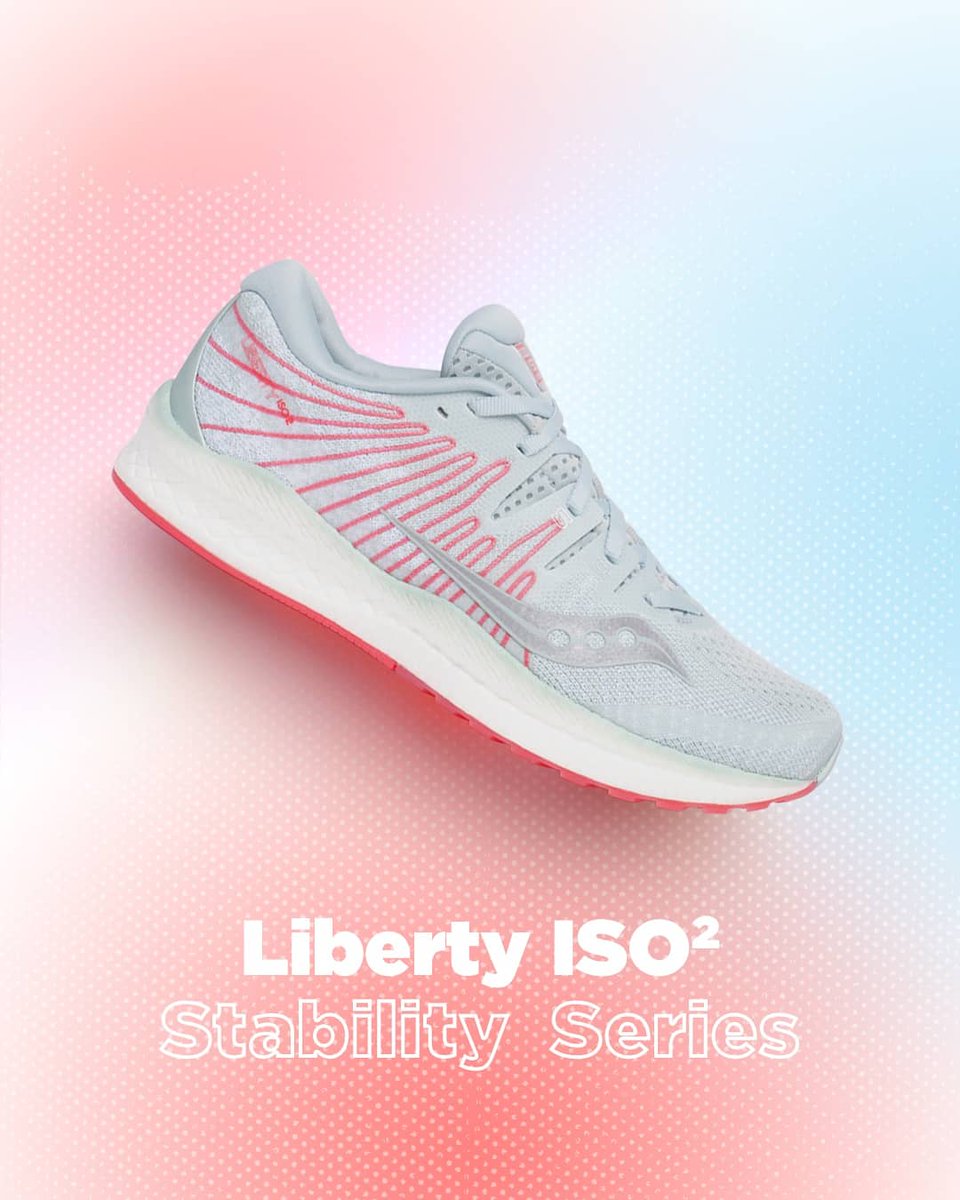 SauconySpain's tweet photo. ¡Un impulso de energía con apoyo! Para aquellos que buscan alcanzar sus objetivos personales, las Liberty ISO 2 proporcionan una sensación ligera y elástica con un toque de estabilidad que te mantiene cómodo/a mientras acumulas kilómetros. #RunForGood #StabilitySeries https://t.co/6eKCrRuYAm