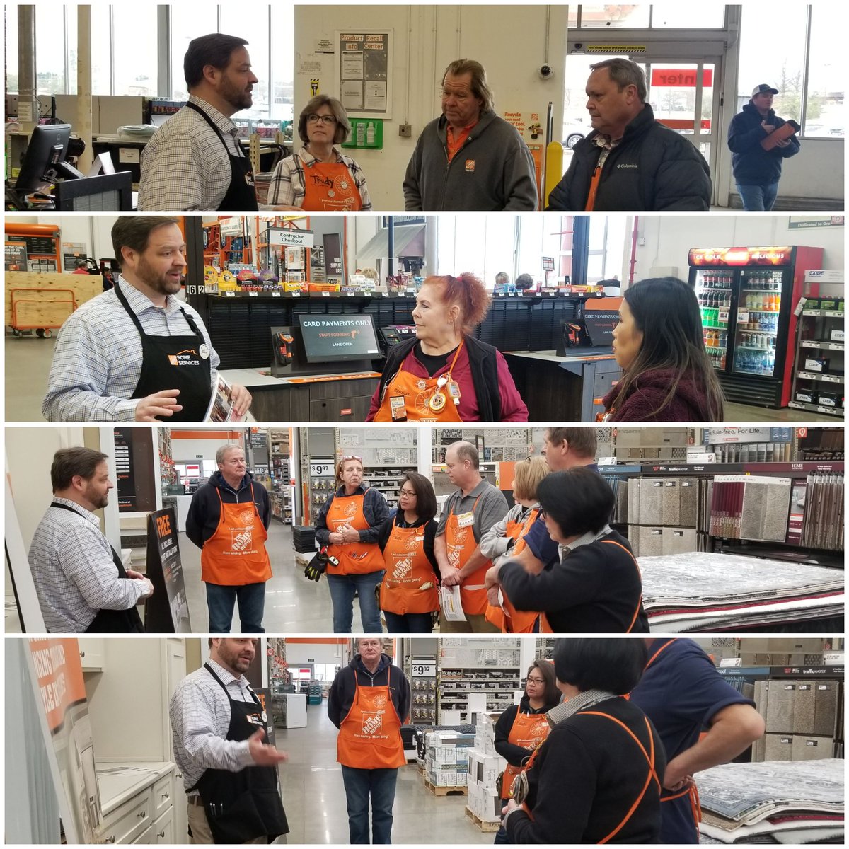 carla_barham's tweet photo. 1124 Roaming PK with Jason on cabinet makeover and closet organization. We talked to 38 associates 1 on 1. WOW!!! KNOWLEGE IN =SALES. Thank you for coming in this morning!!! #roamingpk @BobbyBoaenTHD @gloria_terri @RanSmith4 @stewy_stew https://t.co/Wv8jcVCxum