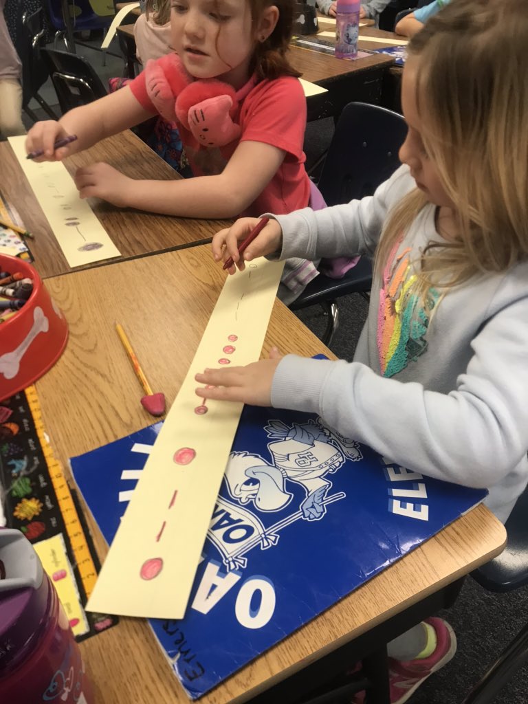 MrsGrimesFirst's tweet photo. We wrote our names in Morse code today to practice forms of communication form the past! @oakhill2172  @19Chr1stine https://t.co/R834517agU