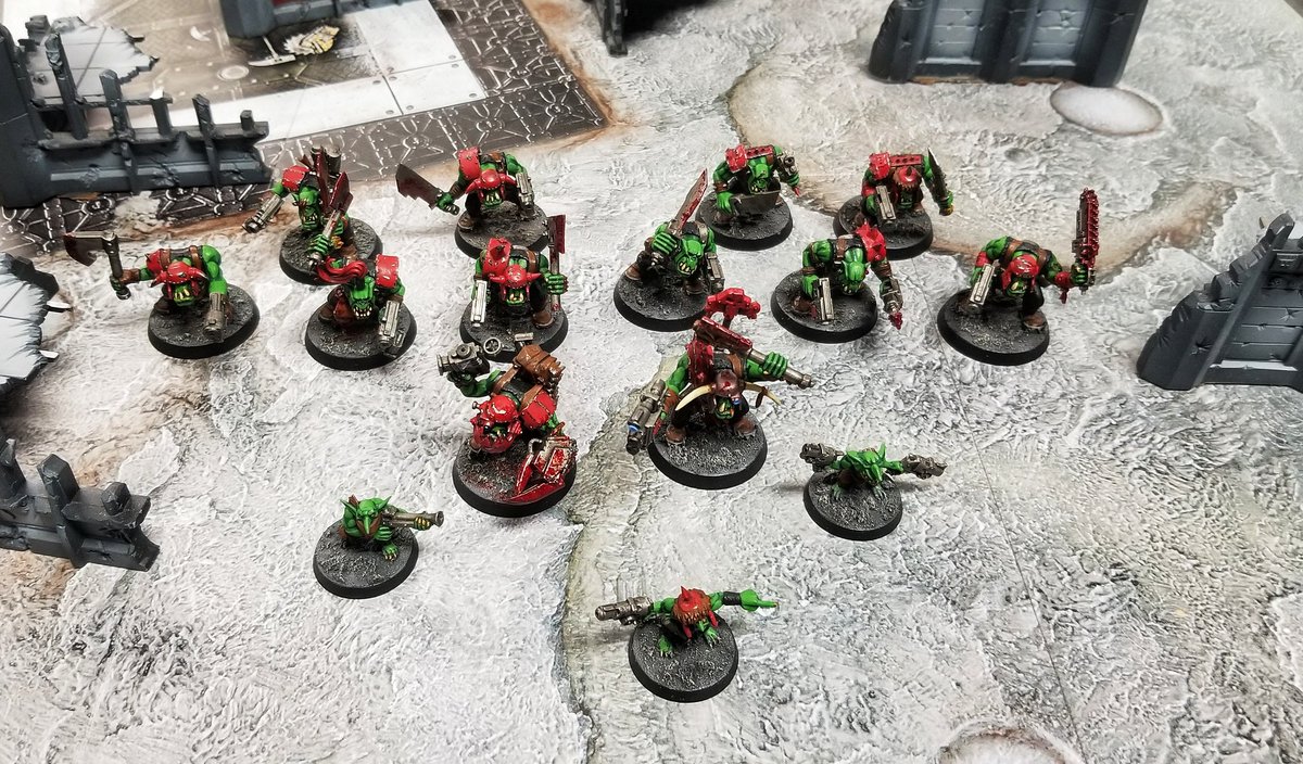 The6Save's tweet image. My beloved Evil Sunz KT ❤☠

#hobbywork #hobby #painting #warlordgames #wargaming #gaming #killteam #warhammer #warhammeraos #warhammer40k #gamesworkshop