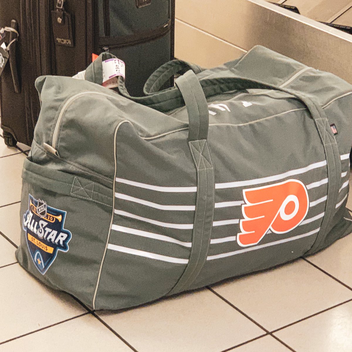NHLFlyers's tweet photo. Our ⭐️ has arrived in St. Louis! 

#NHLAllStar | #NowOrNever https://t.co/4d5ymyX4tt