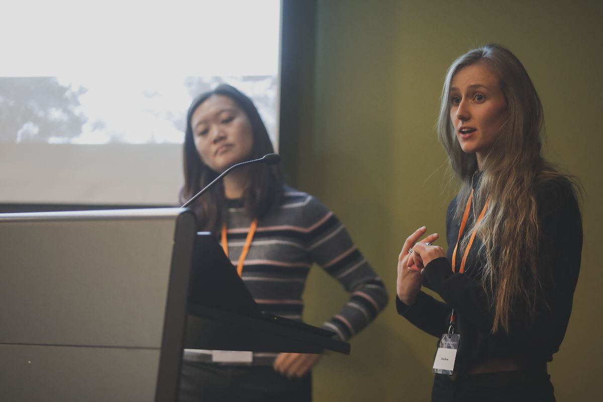 SixRiversSalmon's tweet photo. The Atlantic Salmon population has fallen to one-quarter of its 1970s level, now categorised as endangered.

Today, experts from around the world met in Iceland to discuss the future of this species.

Sammi Lai &amp; Olivia Morris (pictured) - PhD students studying this threat. https://t.co/YjO1xg7C7I