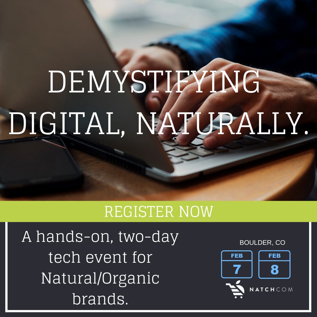 "Natchcom is content-rich and continues to be worth my time and money.” - CEO &amp; Founder, Mulay’s Sausages. Register today to see why multiple attendees come back year after year by clicking the link below 👇 👇  

bit.ly/NatchCom2020