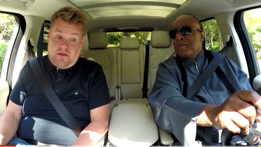 Lyonkore's tweet image. Of course he doesn't really drive. Y'all didn't question it when this happened? #CarpoolKaraoke #JamesCorden