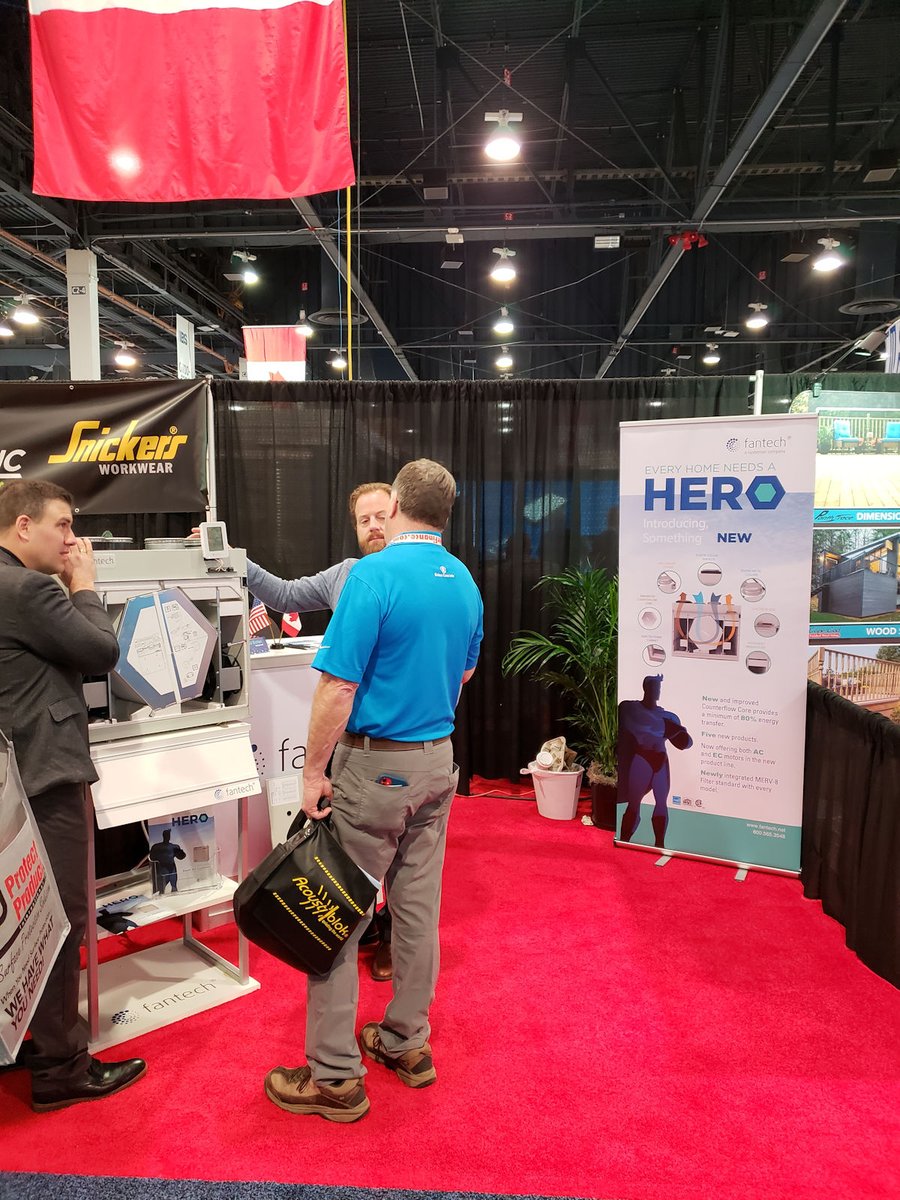 ACOACanada's tweet photo. Last day @IntlBldrsShow  in Las Vegas helping Atlantic Canadian building supply companies showcase their best to over 67K buyers from around the 🌎. @HumidexMedia @fantechmedia #Greentek #TimeToDiversify #TradeGrowth #IBS2020 https://t.co/dZVU1SoAY4