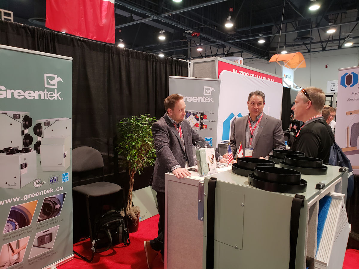 ACOACanada's tweet photo. Last day @IntlBldrsShow  in Las Vegas helping Atlantic Canadian building supply companies showcase their best to over 67K buyers from around the 🌎. @HumidexMedia @fantechmedia #Greentek #TimeToDiversify #TradeGrowth #IBS2020 https://t.co/dZVU1SoAY4