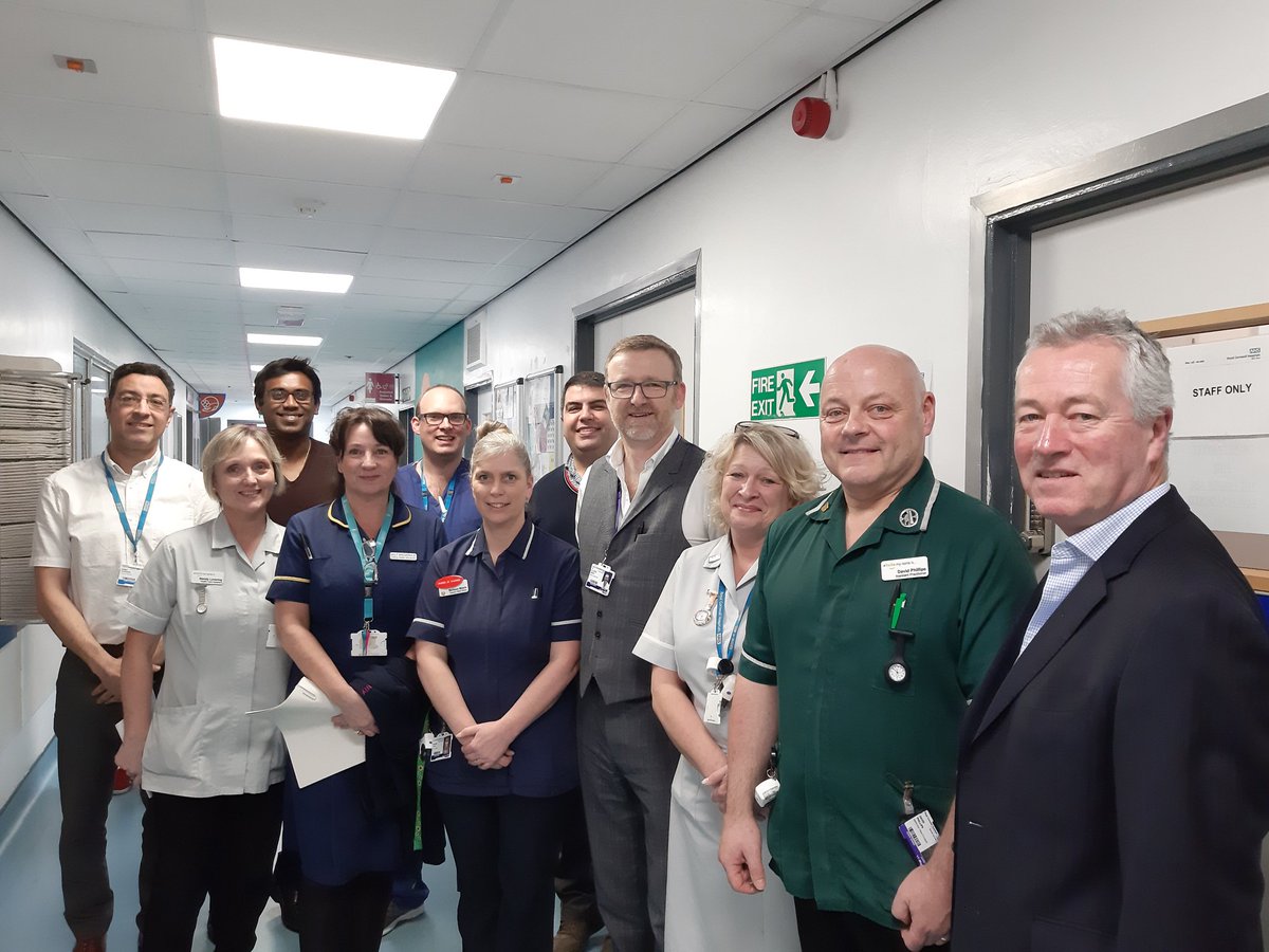 Eden ward gave the new medical director Alistair Grant a very warm welcome when he visited this evening. He was accompanied by Mr Byrne  our Endometriosis consultant and several members of the gynae Multi disciplinary team. <a href="/TTrewhela/">Tash Trewhela</a> <a href="/Jeffery2Lisa/">Lisa. Jeffery2</a> <a href="/RCHTWeCare/">Royal Cornwall Hospitals NHS Trust</a>