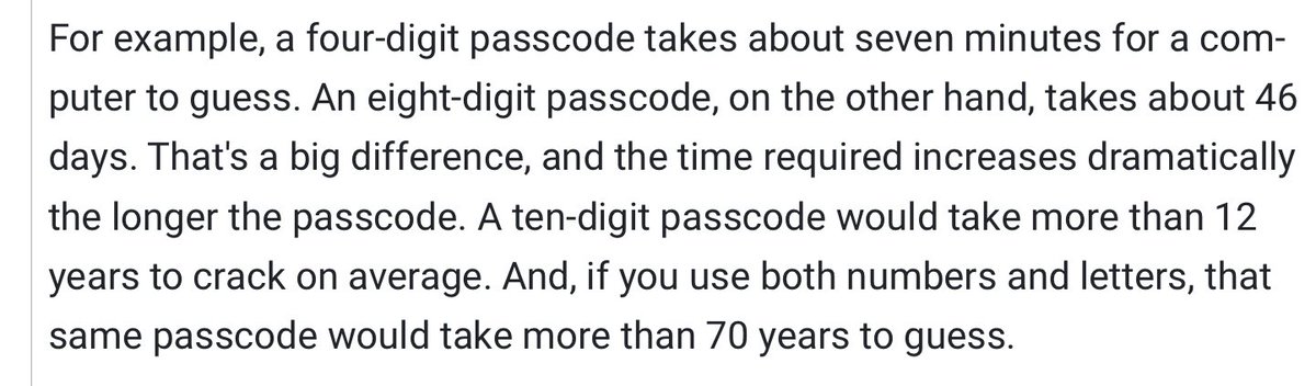 jhengstler's tweet image. Great plain language article on protecting your #privacy on devices &amp;amp; #iPhones from @Inc apple.news &amp;amp; why I use #passcodes vs #biometrics on devices  apple.news/AONArQIvfSkmu6…