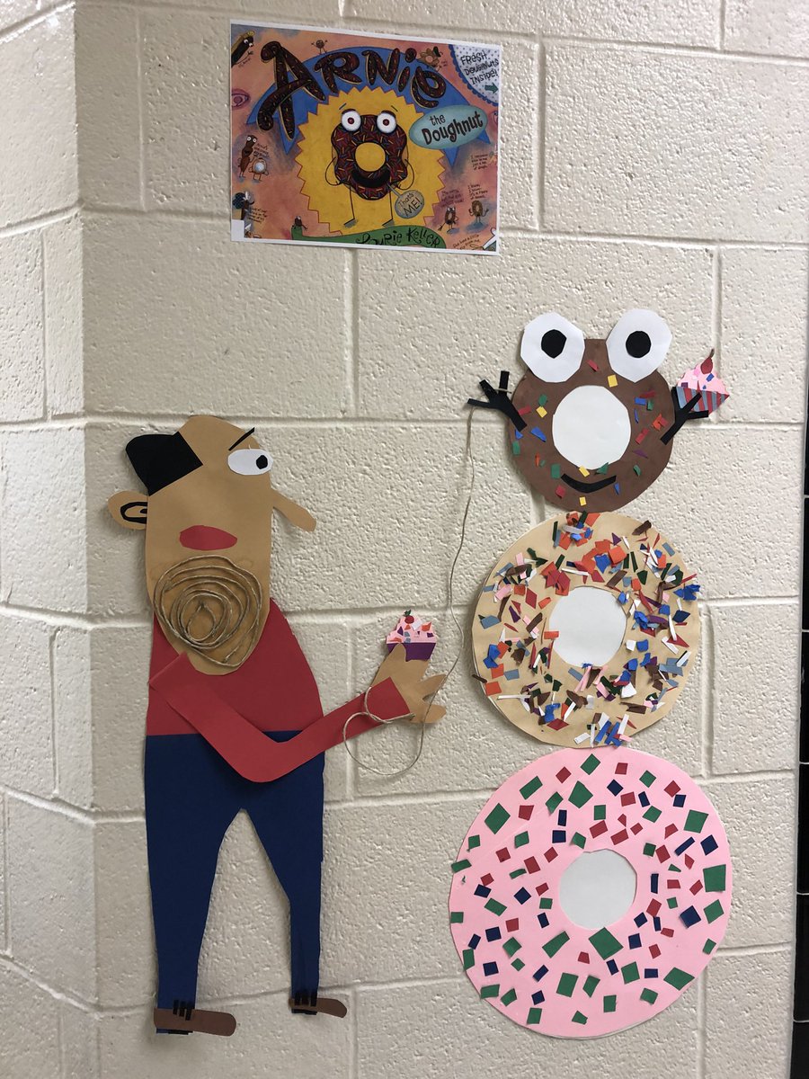 Our entry for the snowman contest  our favorite book Arnie the Donut. <a href="/PolandickPTES/">Beckie Polandick</a>