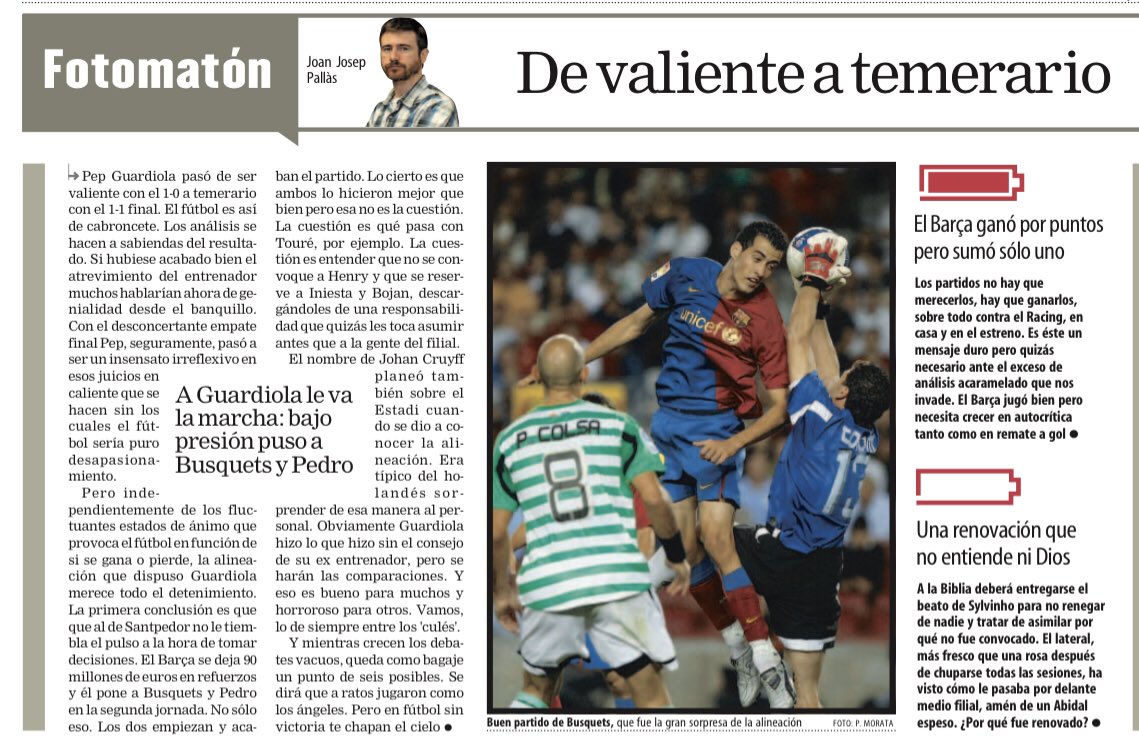 kantinu's tweet photo. Si te sorprende que hablen de ridículo tras el segundo partido de Setién es que no recuerdas de qué hablaban tras el segundo partido de Pep. https://t.co/XAM1IGjyIk