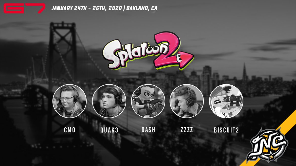 InControlGG's tweet image. This weekend get ready for #InCSplatoon to start the year off with fire at Genesis 7!!! 

@Ear7hQuak3 
@dp2469 
@biscuitsploosh3 
@CMO_Splat2 
@2minifridges ( From home ) 

#OurWorldOurNation💫