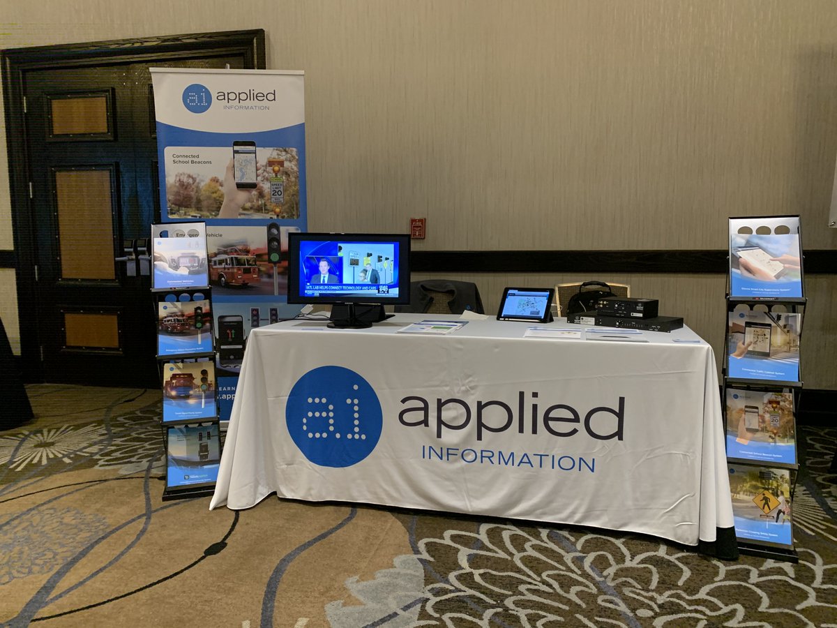 AppInfoInc's tweet photo. We are here at the RSBITE Vendor Showcase in Ontario, CA. Looking forward to a great meeting. Come by Applied Infomation's booth to learn more about our exciting new traffic technologies!
#RSBITE #connectedvehicles #traffic https://t.co/fr5OcCx7jZ