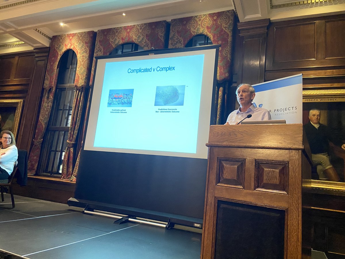 MPAssociation's tweet photo. Dr David Hancock, @ipagov talks us through the difference between complicated and complex #mpaevent https://t.co/zAZOYBUwtM