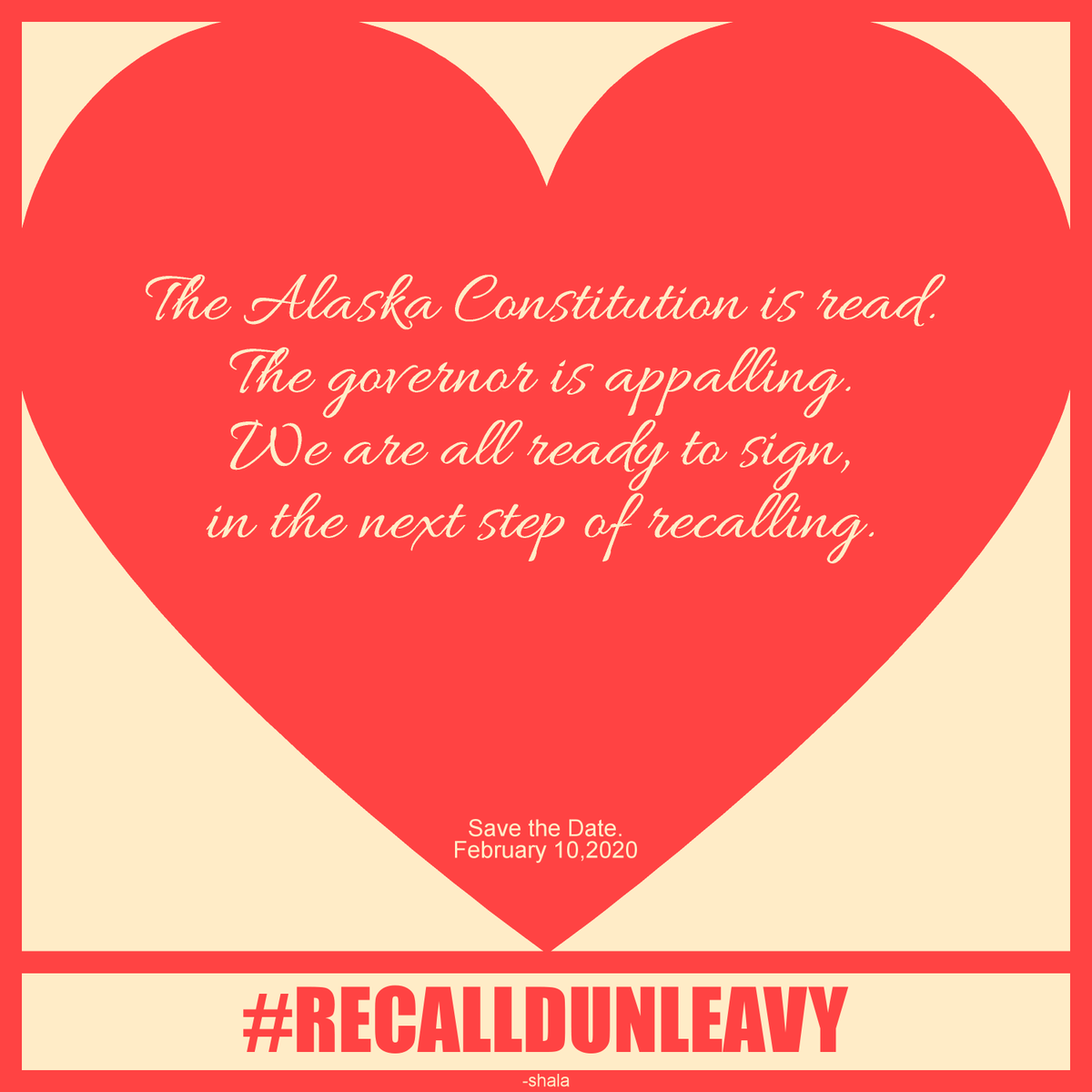 shala_beads's tweet photo. @GovDunleavy @ktva I made you a Valentine!!!
#RecallDunleavy #ReadyToSign https://t.co/08UHHY8wep
