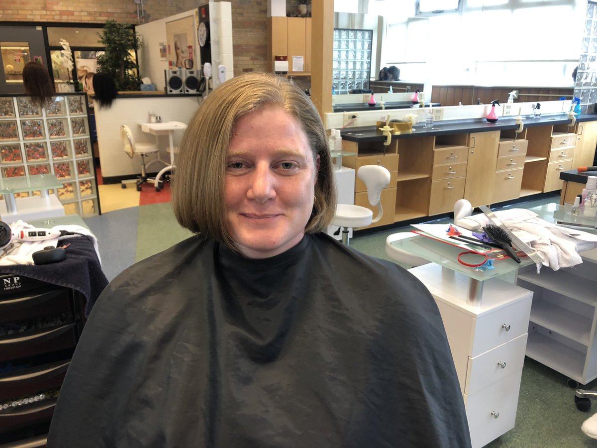 Cosmo_cci_'s tweet photo. Ms. Barrett’s finished look for @wigsforkids @CCI_SCDSB @CCI_ANN @SCDSB_Schools https://t.co/DpYDfiQe4U