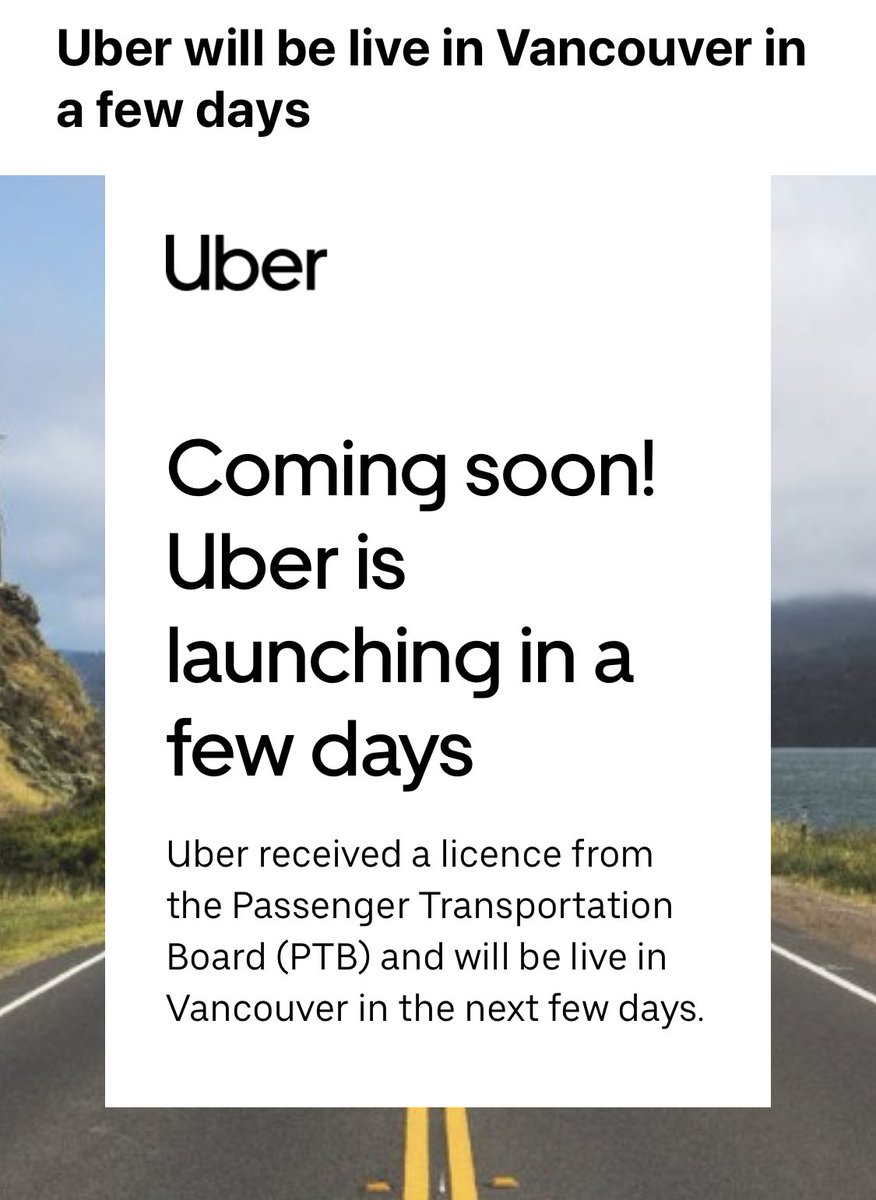 RanRinBC's tweet photo. Yay, but I remain skeptical that the service will be as good as in other jurisdictions that don’t have such onerous licensing rules. #bcpoli #classfour https://t.co/2QlEXhs1kP