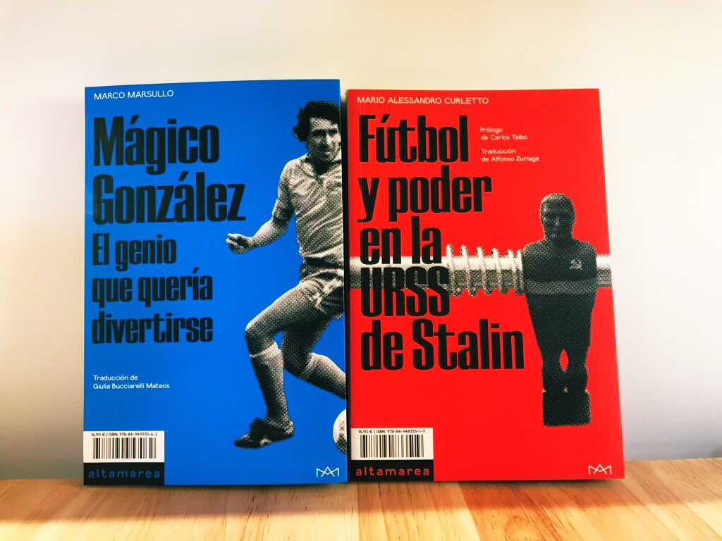 Un año más, ¡a la gala de los #PremiosPanenka ! Esta vez con Mágico González: el libro de <a href="/MarsullOfficial/">Marco Marsullo</a> ha sido nominado a libro del año por la <a href="/RevistaPanenka/">Panenka</a> En la anterior edición estuvimos con nuestro primer libro, #fútbolypoderenlaURSS.

¡Gracias!

panenka.org/premios/premio…