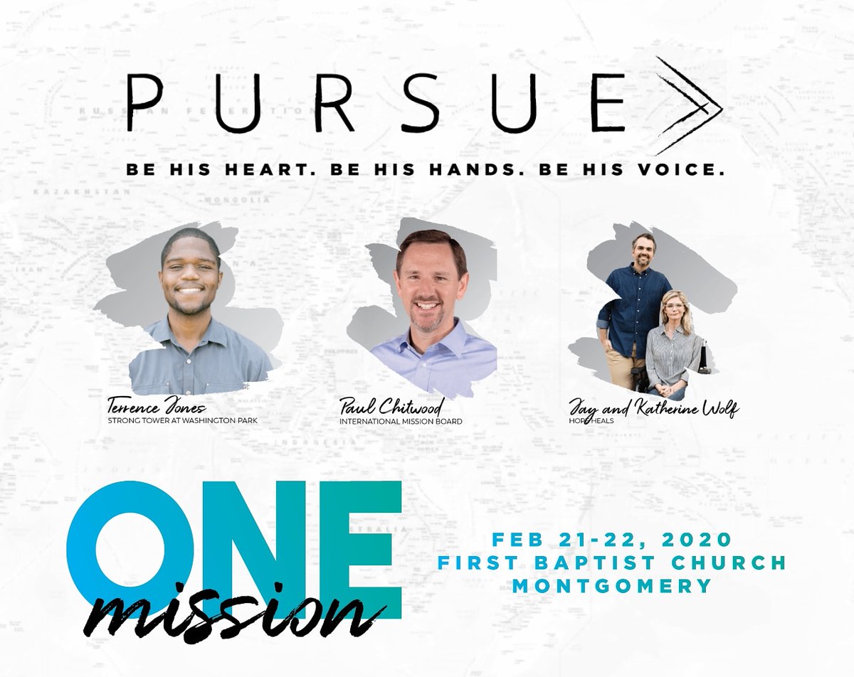 You can still sign up for the Pursue Conference. 
Cost: $40 (includes lodging, transportation, &amp; ticket)
Message me for more info.