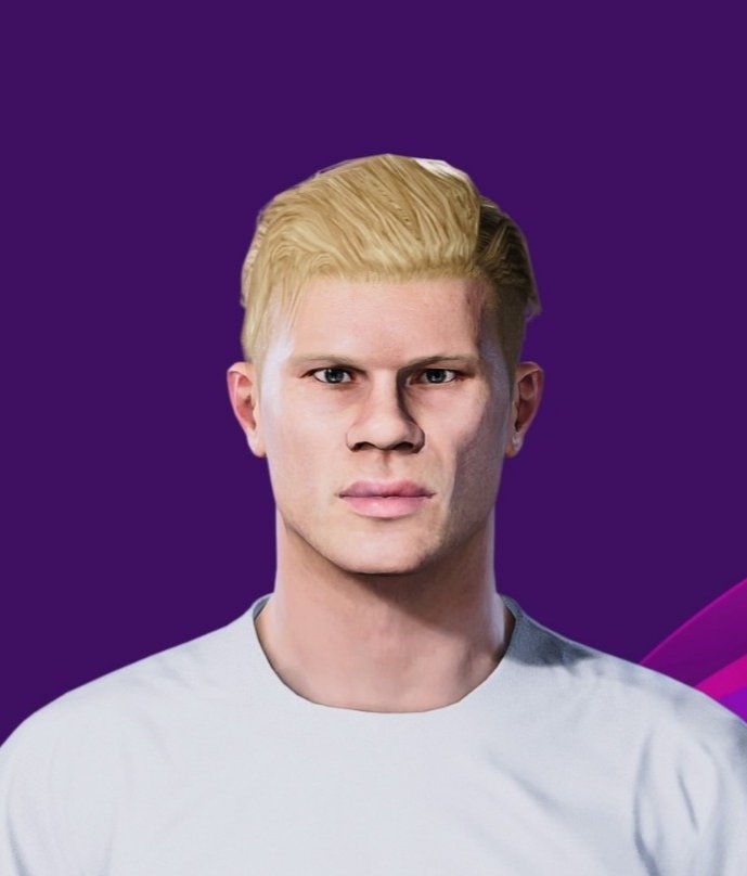 JoeLrs7's tweet photo. Mi versión de Erling Haaland en PES 2020 @WENB_ES  @robbyearon @PesUniverse @carrasco1live @PESlatam @officialpes @EditemosPes @Adam_Bhatti @AntonioLeonPES @PeSoccerWorld @Pesworld2019 @PESUniverse_es @PESUniLegends https://t.co/ckKJWaO18Y