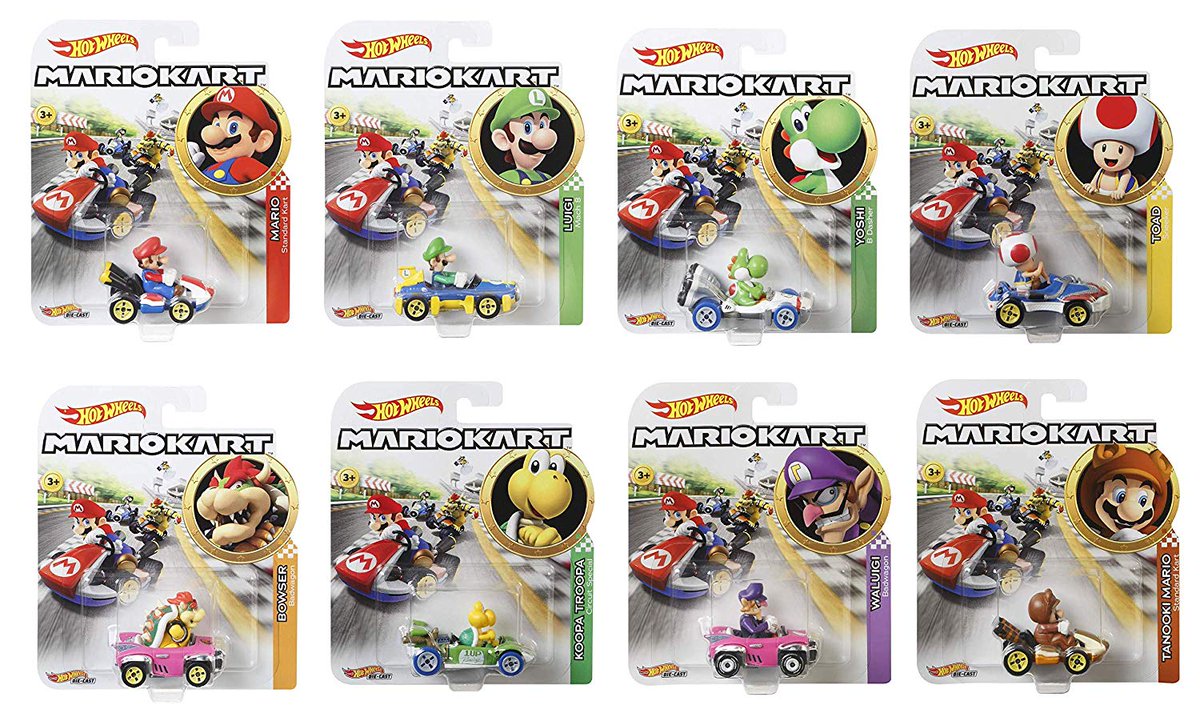 Amazon Japan opens preorders for the Mario Kart x Hot Wheels 2020 lineup. p...