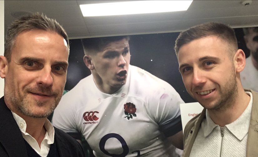 DaleRowley's tweet photo. Standing with a legend! #GSMrugby https://t.co/1gclR4T7qU