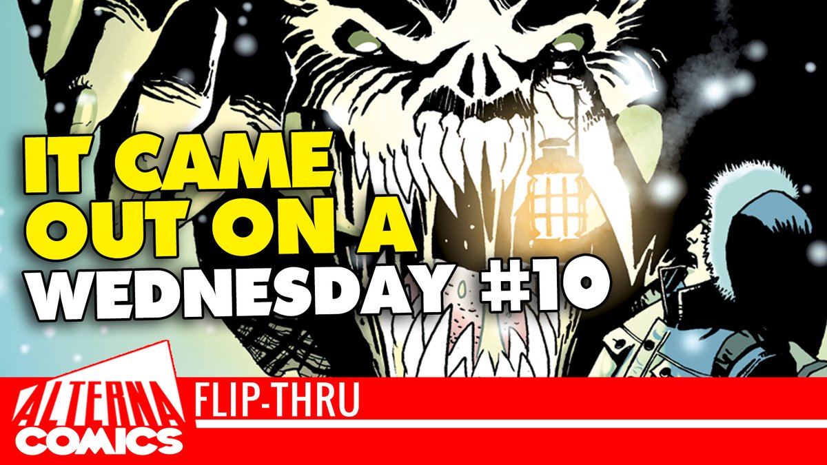 alternacomics's tweet photo. FLIP-THRU:
It Came Out On A Wednesday #10
(Alterna Comics, DEC 2019)
Horror Sci-Fi Fantasy Anthology

Watch: https://t.co/az9ko0j1bK https://t.co/vxw7eZRjVK