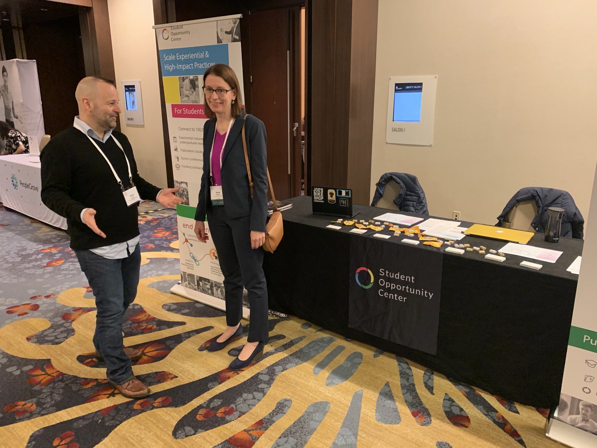 FollowTheSOC's tweet image. We&apos;re at @aacu #AACU2020 this week in DC. Come say hi to learn more about our platform that helps you scale experiential learning and high impact practices participation! #HighImpactPractices