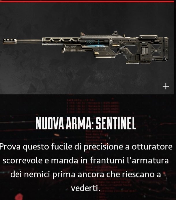 ApexSeason's tweet photo. Nuova arma:sentinella e un fucile da  cecchino https://t.co/UF89QSb1Ob
