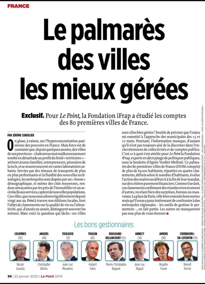 bienaime_bruno's tweet photo. La gestion de la ville d’Amiens fait la une du Point. https://t.co/r2DsKXfl2Y
