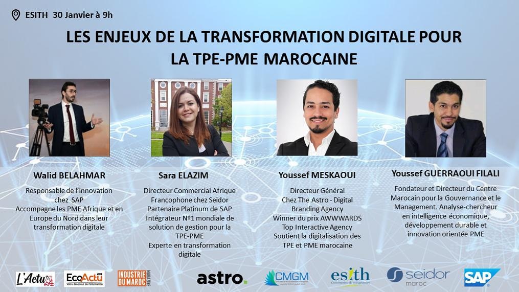 CMGM11214604's tweet photo. #TransformationDigitale #CMGM #TPE #PME #Astro #ESITH #Seidor #SAP #EcoActu #Lactu24 #IndustrieDuMaroc https://t.co/oSc2eQdRxz