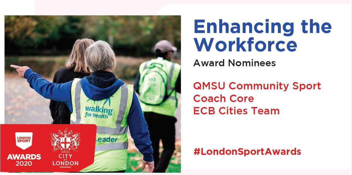 So proud to see my programme make the final shortlist for the #LondonSportAwards 

What a platform to recognise workforce development within the higher education sport sector! Also a wonderful birthday present!

Best of luck to all nominees!
@LondonSport @QMSU_Sport @BUCSsport