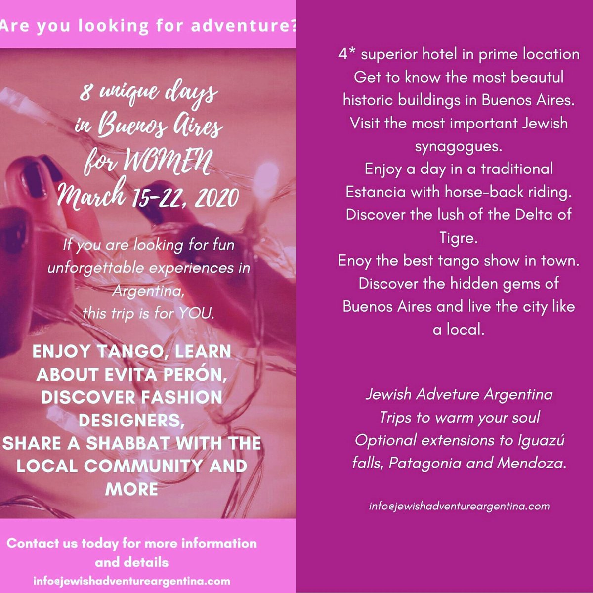 AdventureJewish's tweet image. Jewish Heritage trip for #women March 2020