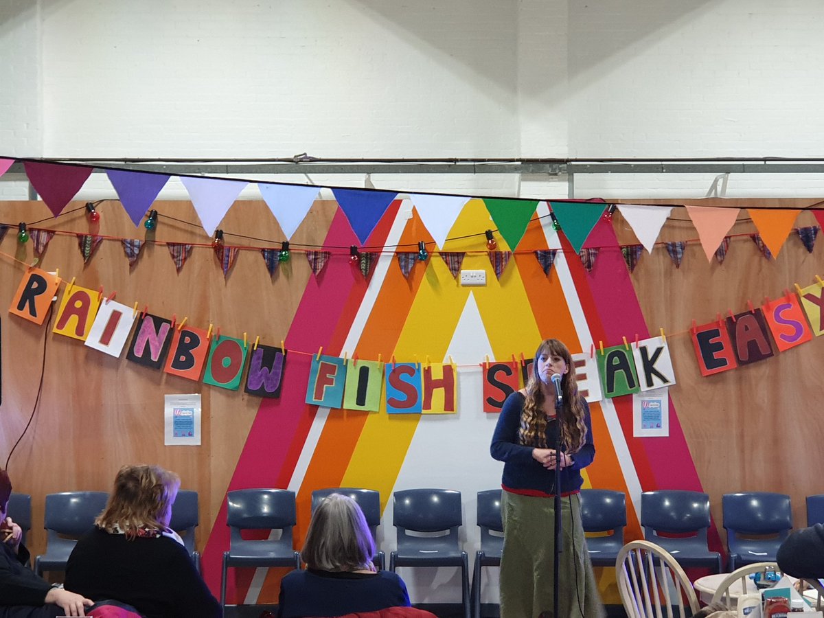 ChrisTheHub's tweet photo. @LivTorc kicking off the 1st 2020 Rainbow Fish Speakeasy @Hub_Yeovil ...including shortly, a performance from our super talented, super lyrical trainees https://t.co/9L981ujK2e